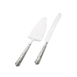 Audubon's Bird of Paradise 2pc Cake Knife & Server Set