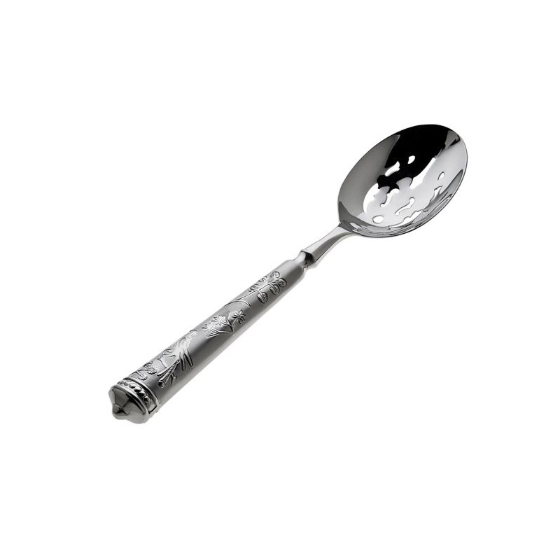 Audubon's Bird of Paradise Pierced Serving Spoon