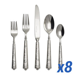A photo of Audubon's Bird of Paradise 40pc Service for 8 + Free Hostess Set