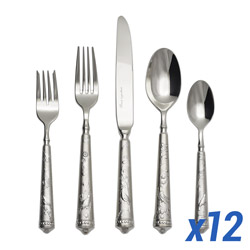 A photo of Audubon's Bird of Paradise 60pc Service for 12 + Free Hostess Set