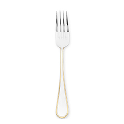 A photo of Ascot Gold Accent Dinner Fork