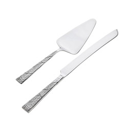 Slate 2pc Cake Knife & Server Set