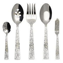 A photo of Parisian Garden 5pc Serving Set by Ricci