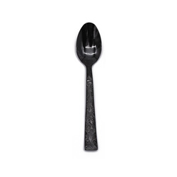Parisian Garden Black PVD Oval Soup Spoon