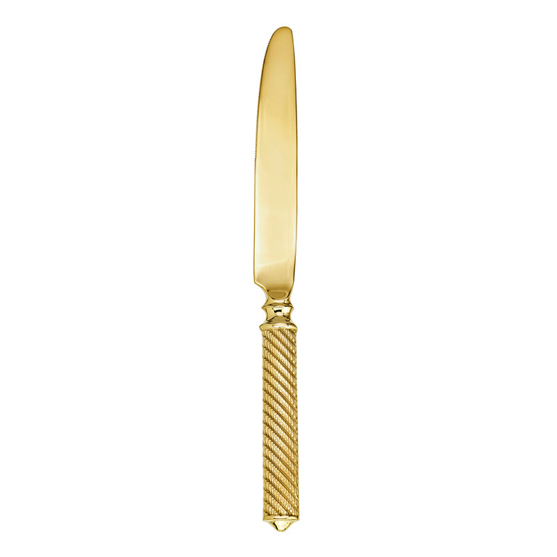 Torsade Gold Dinner Knife