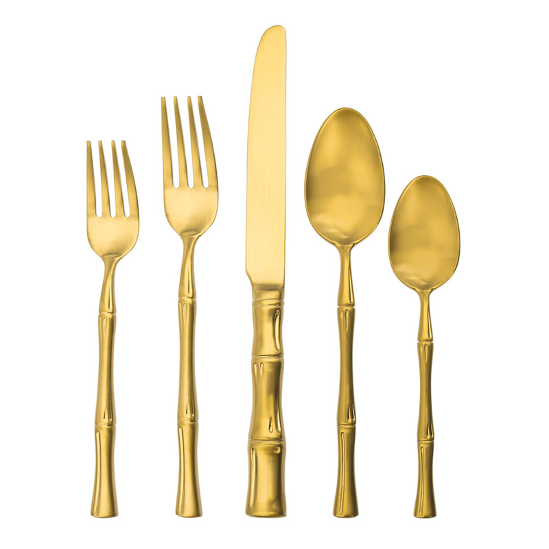 Bamboo Gold 5pc Place Setting