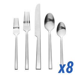 A photo of Hover Mirrored 40pc Service for 8