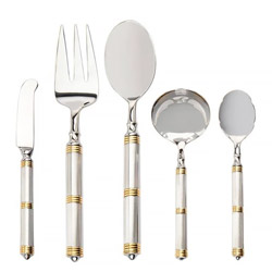 Castello Gold 5pc Hostess Set