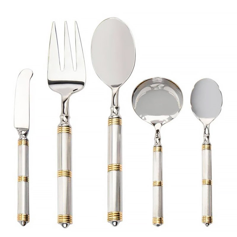Castello Gold 5pc Hostess Set