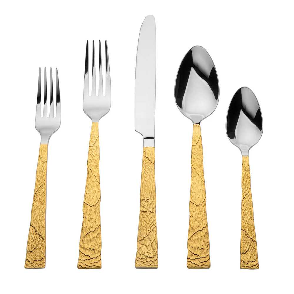 Shale Gold 5pc Place Setting