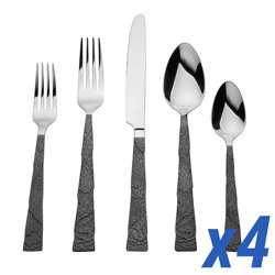 Shale Black 20pc Service for 4