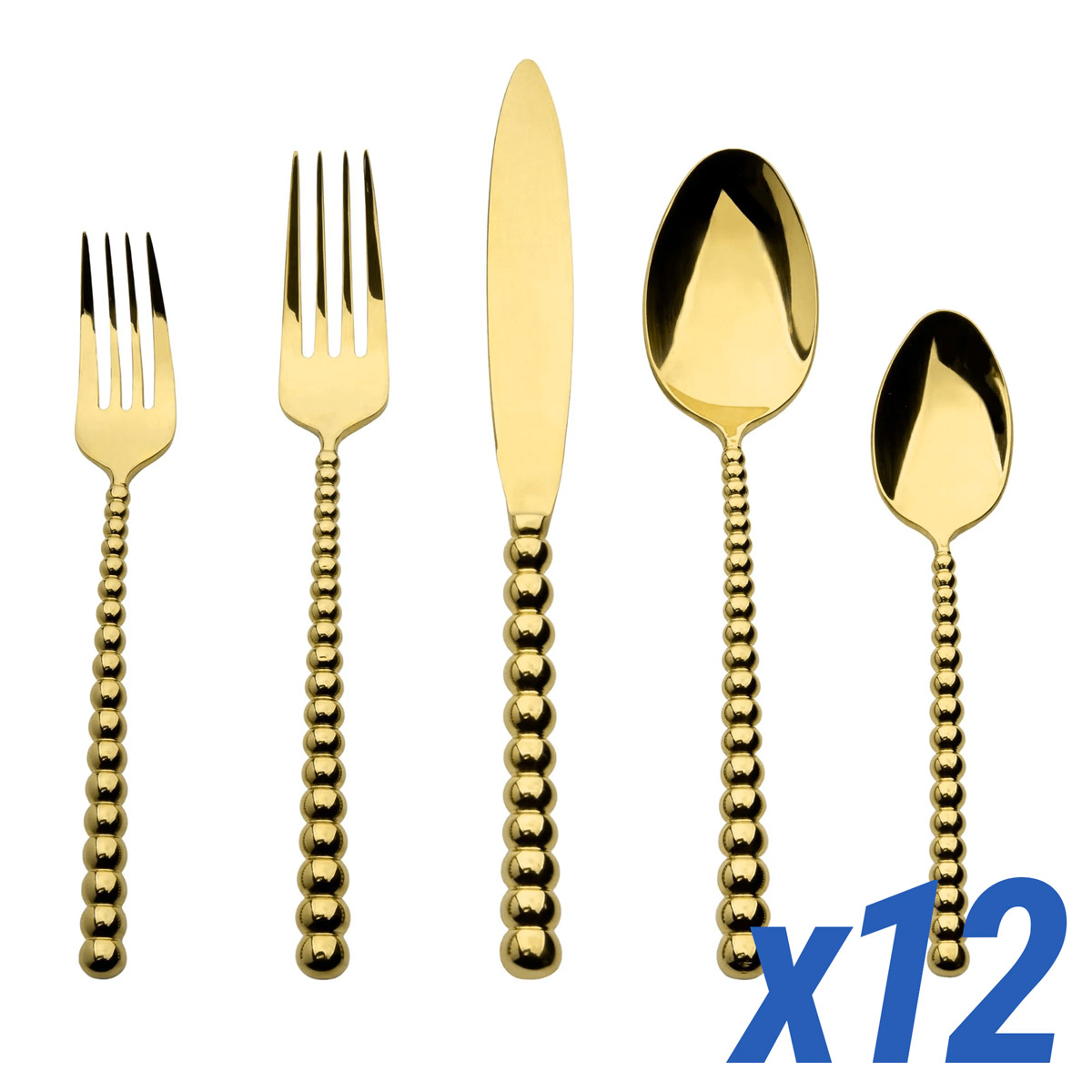 Rondure Gold 60pc Service for 12