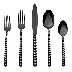 Rondure Black 5pc Place Setting
