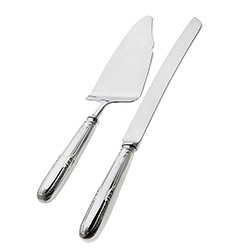 Impero 2pc Cake Knife & Server Set