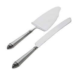 A photo of Raffaello 2pc Cake Knife & Server Set