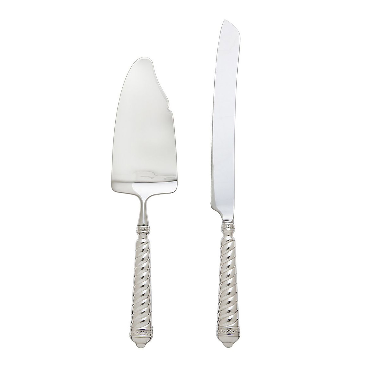 Spirale 2pc Cake Knife & Server Set | Ricci | silversuperstore.com