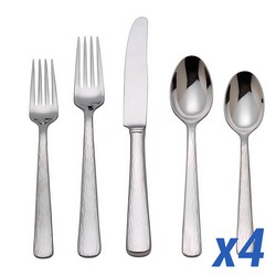 Silver Echo 20pc Service for 4
