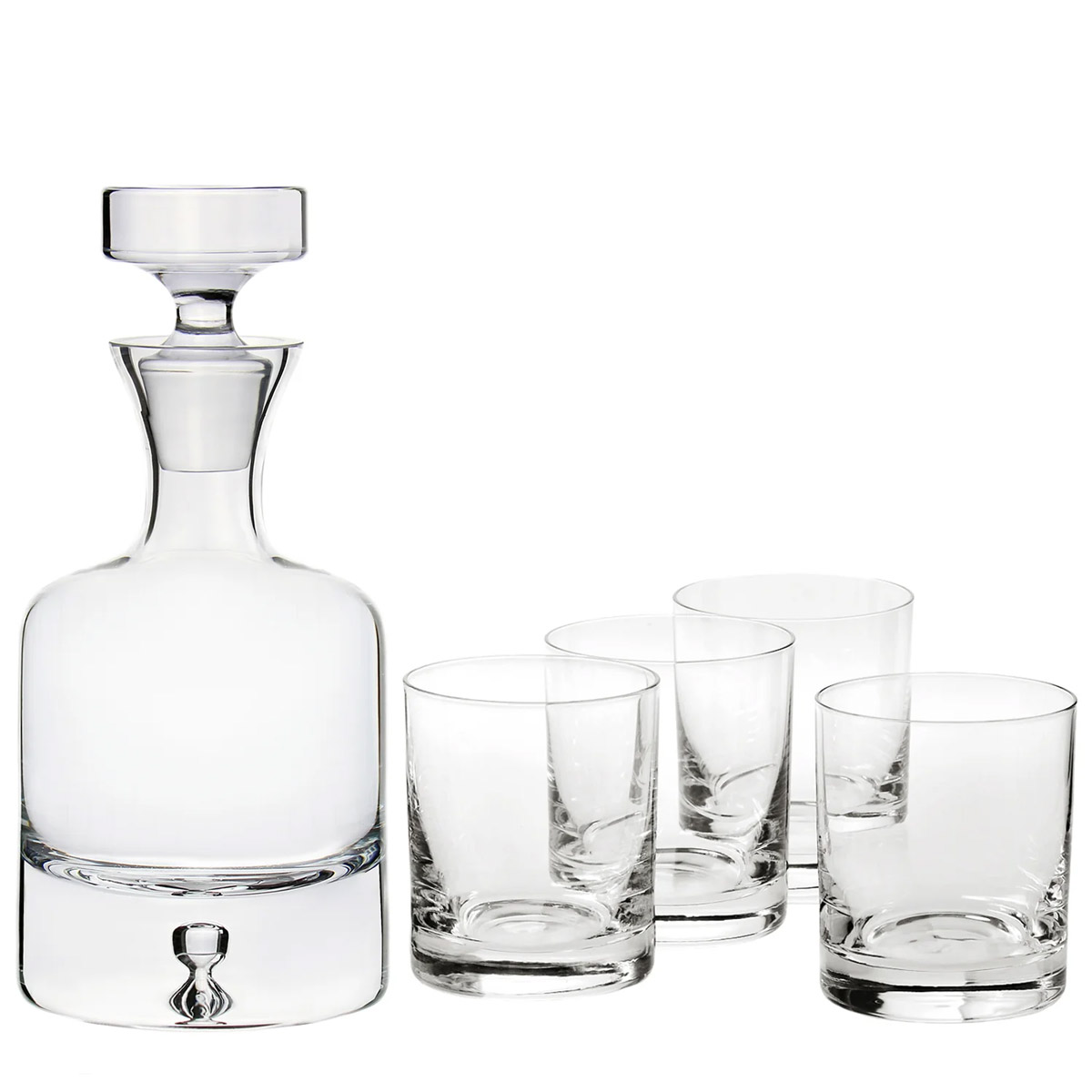 Taylor Double Old Fashioned Decanter Gift Set, 5-piece Set