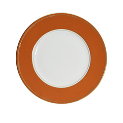 A photo of Accent Plate, Coral, 9in.