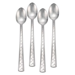 Weave Iced Teaspoons, Set/4