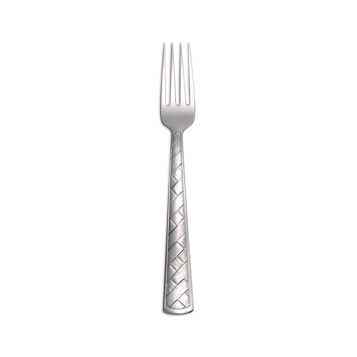Weave Salad Fork w/ Smooth Back