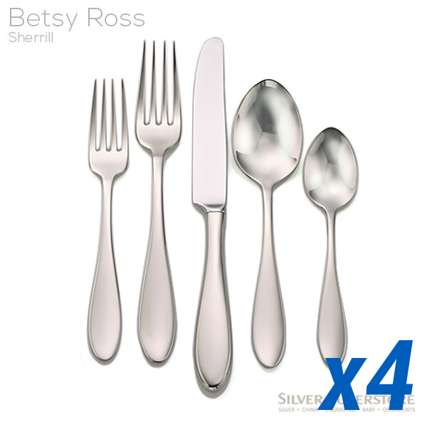 Betsy Ross 20pc Service for 4 Hollow Handle Knives