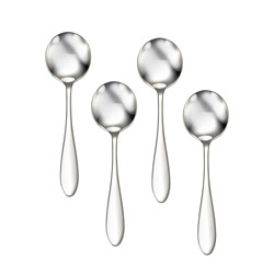 A photo of Betsy Ross Round Soup Spoon, Set of 4