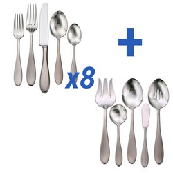 A photo of Mallory 45pc Service for 8