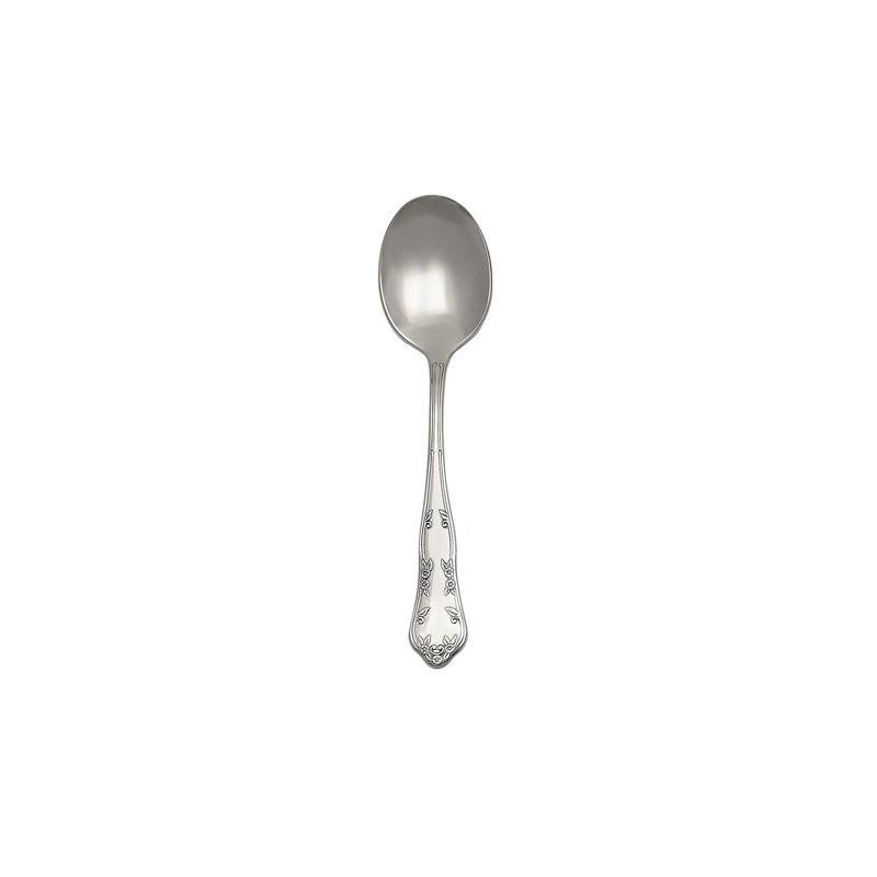 Martha Washington Sugar Spoon / Round Soup Spoon