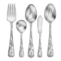 A photo of Flame 5pc Serving Set