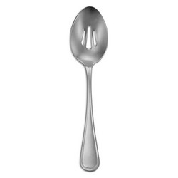 Industrial Rim Pierced Serving Spoon