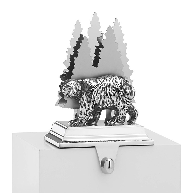 Polar Bear Stocking Holder Ornament Reed & Barton