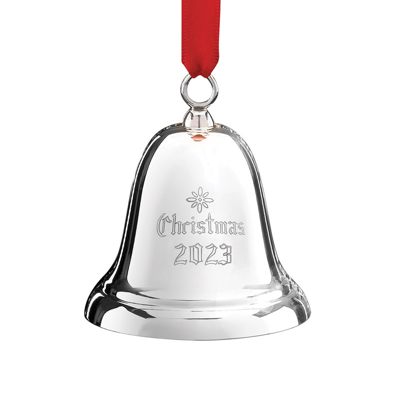 Medium Metal White Or Silver Bell