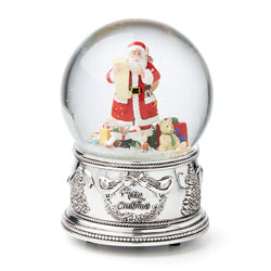 A photo of Santa Musical Snowglobe
