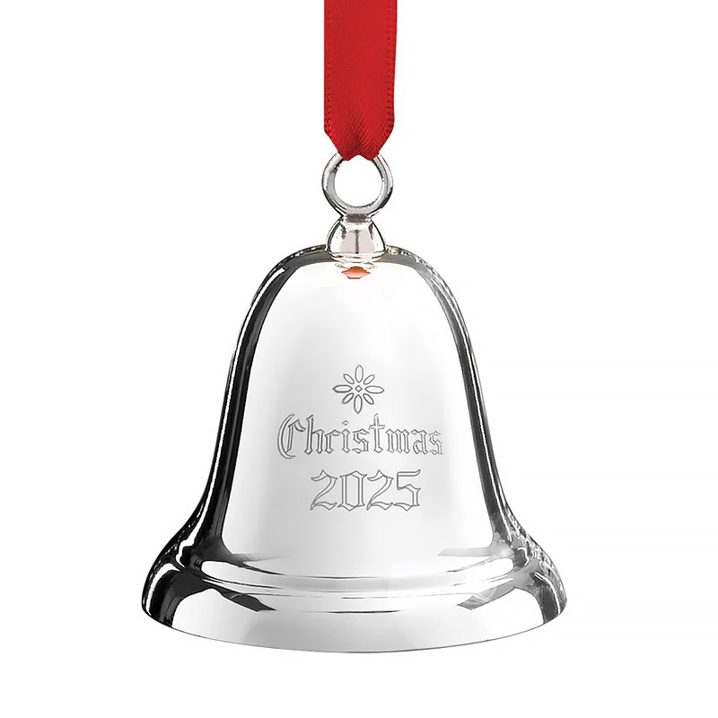2025 Sterling Silver Christmas Bell 41st Edition