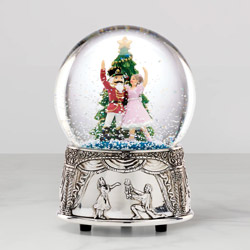 A photo of Nutcracker Musical Snow Globe