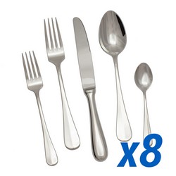 A photo of Baguette 40pc Service for 8