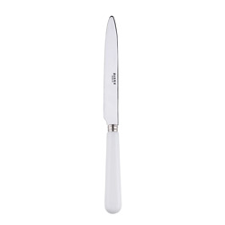 Pop White Dinner Knife Serrated