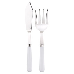 Pop White 2pc Fish Serving Set