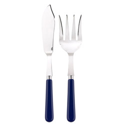 Pop Navy Blue 2pc Fish Serving Set