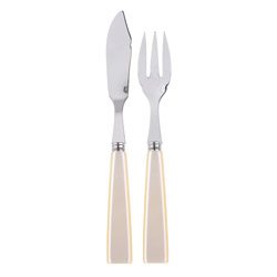 A photo of Natura Pearl 2pc Fish Set (Place Setting)