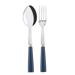 A photo of Icone Steel Blue 2pc Serving Set