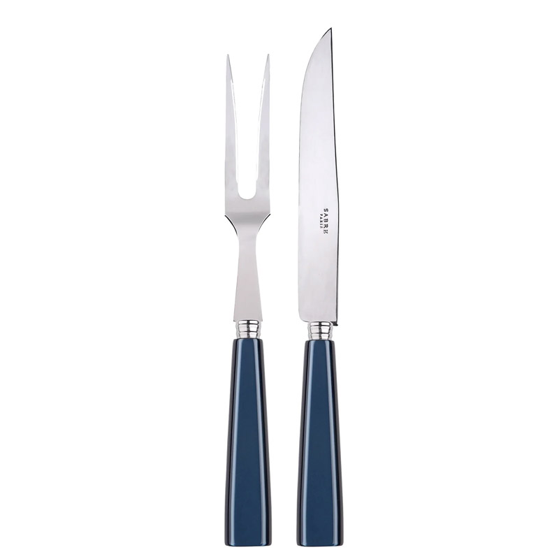 Natura Steel Blue 2pc Carving Set