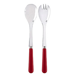 Pop Burgundy 2 Piece Salad Serving Set