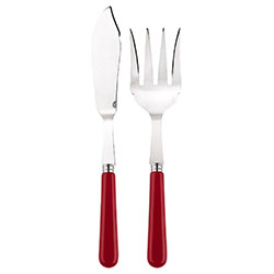 Pop Burgundy 2 Piece Fish Serving Set