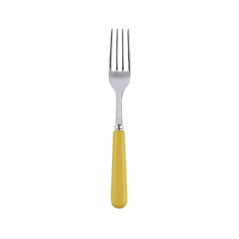 Pop Yellow Salad Fork