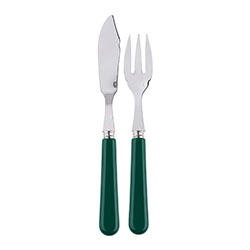 Pop Dark Green 2 Piece Fish Set