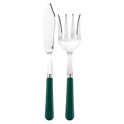 Pop Dark Green 2 Piece Fish Serving Set