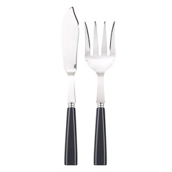Icone Dark Grey 2pc Fish Serving Set