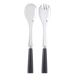 Icone Dark Grey 2pc Salad Serving Set